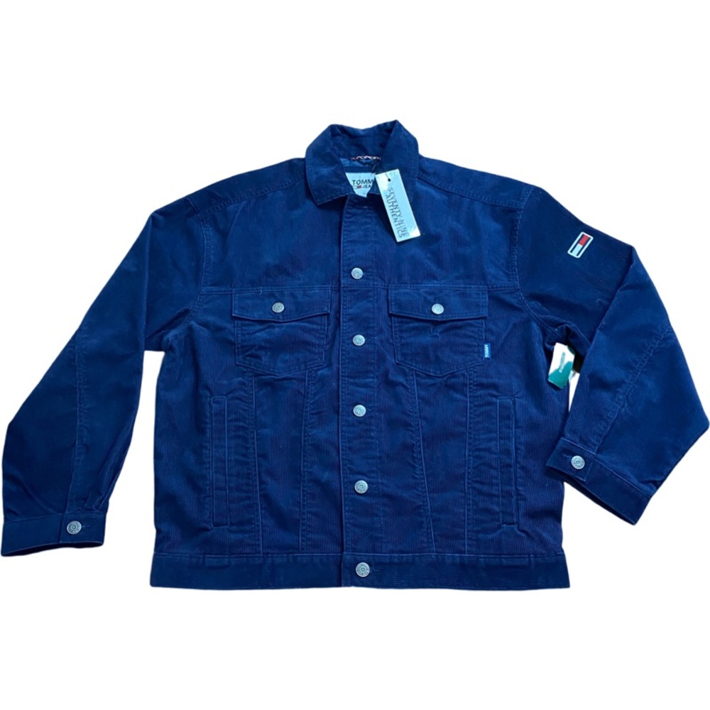 NWT - Tommy Hilfiger Navy Corduroy Trucker Jacket